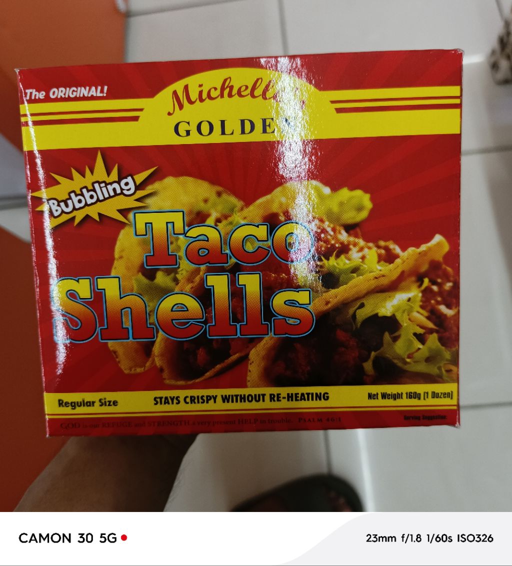 Michelle's Original Golden Bubbling Taco Shell 160g | Shopee Philippines