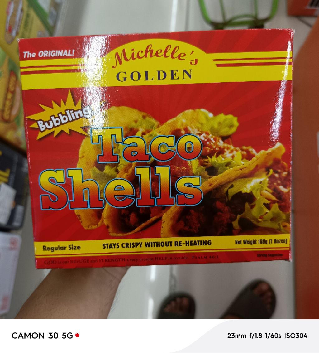 Michelle's Original Golden Bubbling Taco Shell 160g | Shopee Philippines