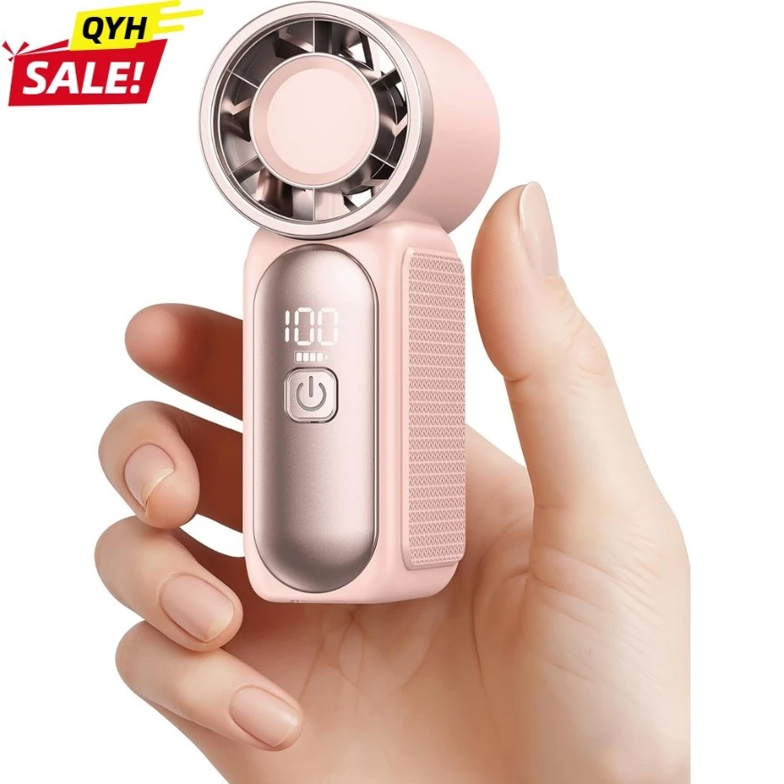Smallest Fan (2026 New) 3600mAh Portable Mini Handheld Fan 3.5-inch ...