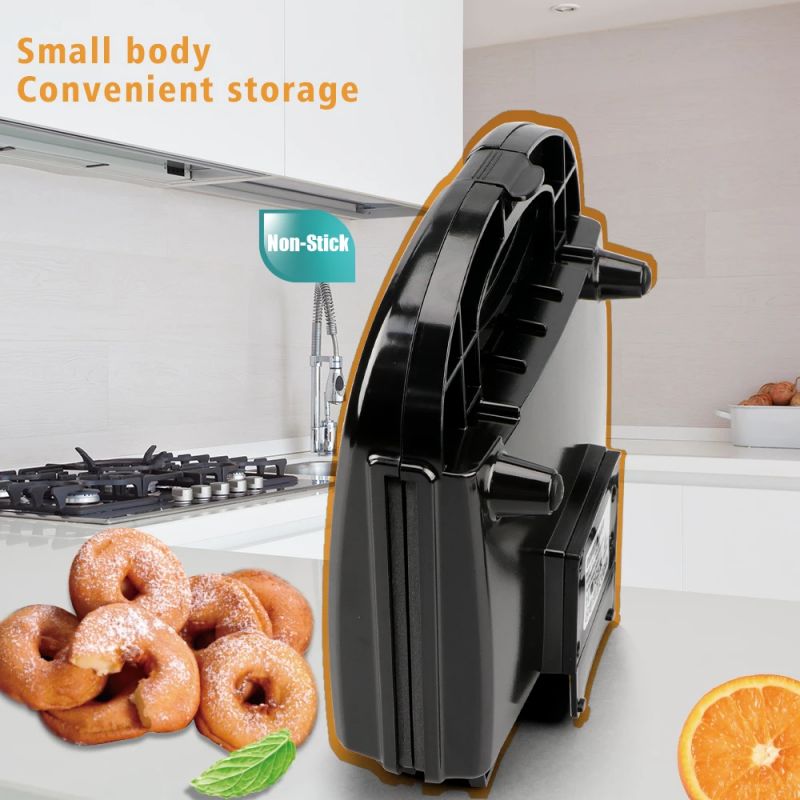 6 Holes Donut Maker Mini Donut Machine Sandwich Maker Breakfast Maker ...