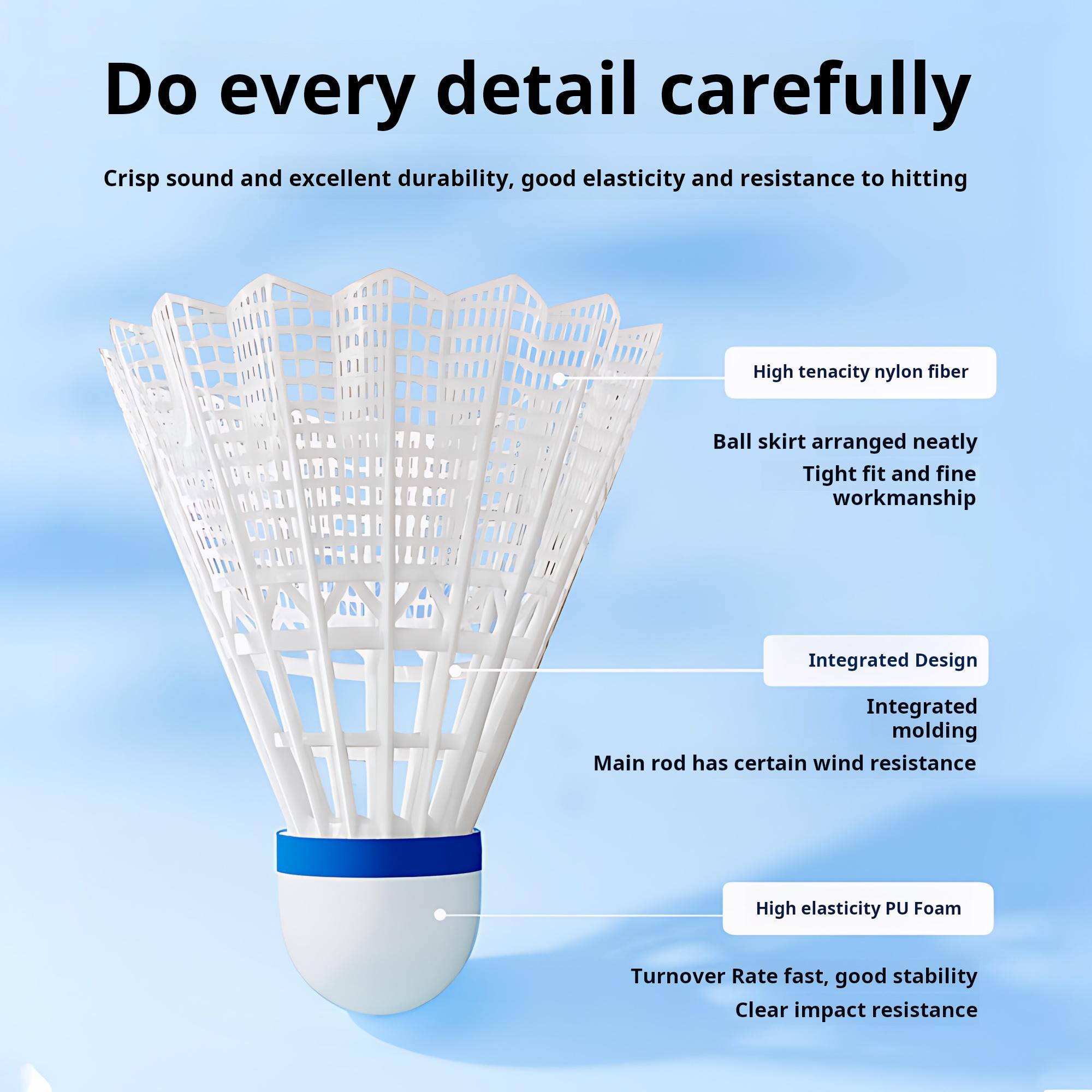 Professional Grade Nylon Shuttlecocks Best Nylon Shuttlecocks For ...
