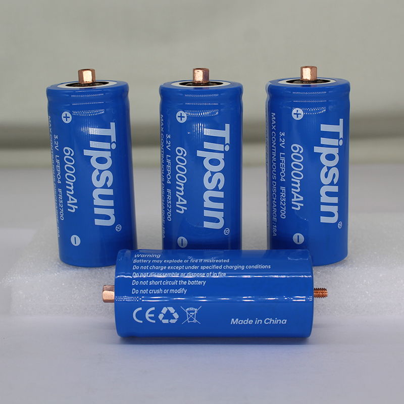 Tipsun battery 32650 / 32700 6000mAh - 6500mAh 3.2V LiFePo4 battery new ...