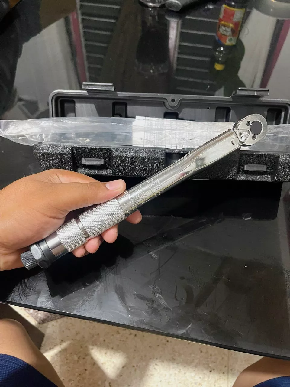 Torque Wrench 1/2IN 28-210Nm Drive Click Automatic Motorcycle Bike Car ...