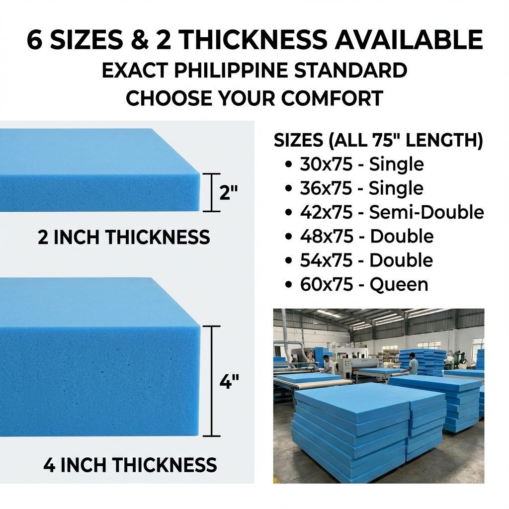 2 and 4 inches thick Home foam mattress student dormitory mattress foam ...