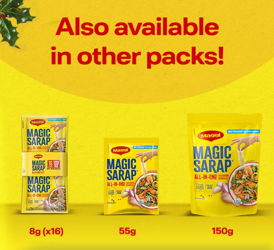 1BOX MAGGI MAGIC SARAP ALL-IN-ONE SEASONING GRANULES 55g100pcs & 8g ...