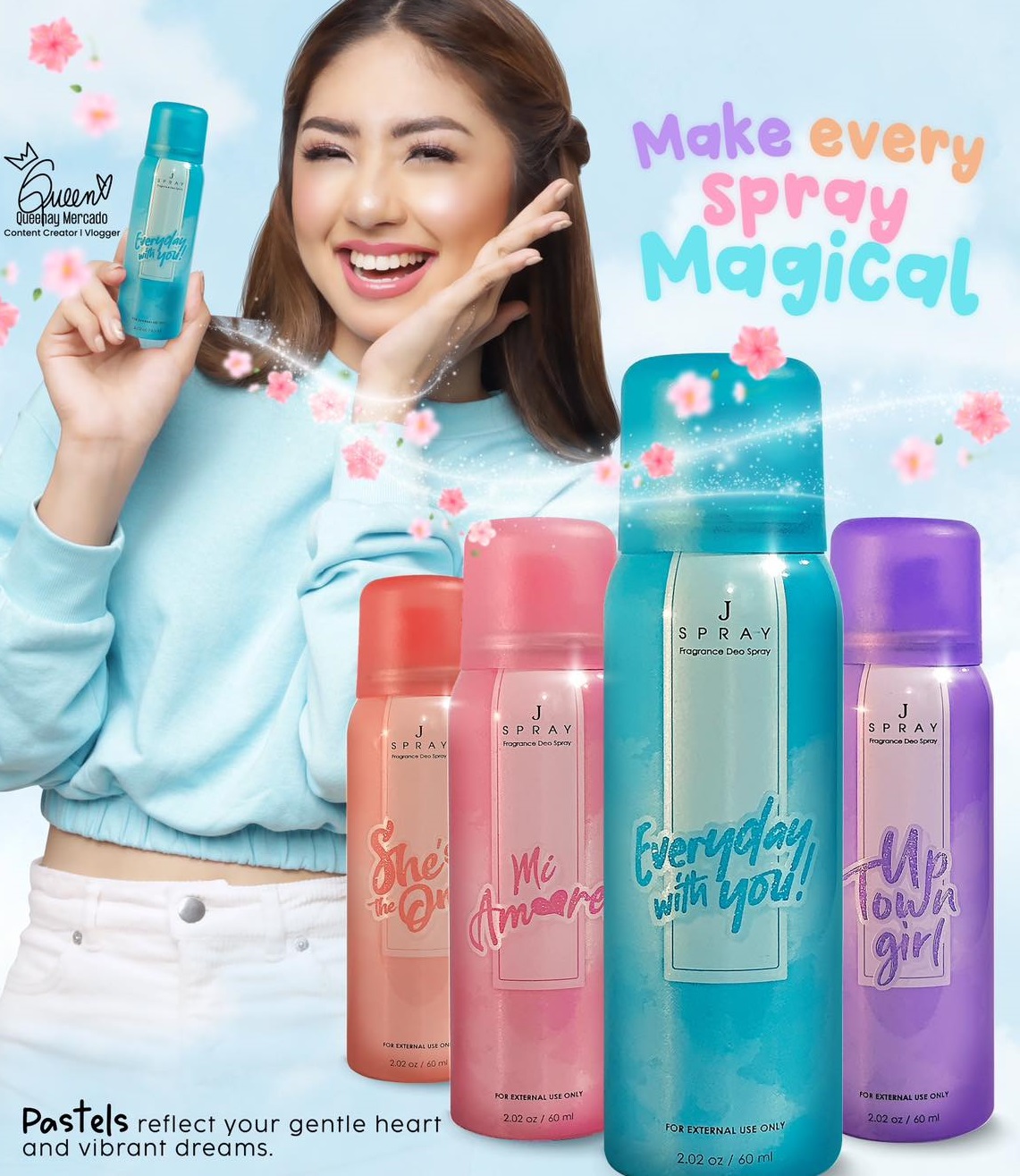 J Spray JFragrance Body Fragrance Spray Mi Amore, Shes The One, Be With ...