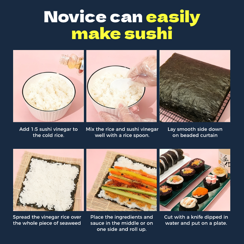 Nori Seaweed Sheet Buy 1 Take 1 Seaweed Wrapper Less salt Big Seaweed ...