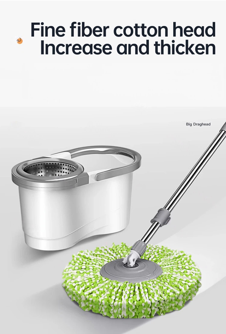 KIKOT 360 Mop With Spinner Rorating Map Squeezer Floor Cleaning Heavy ...