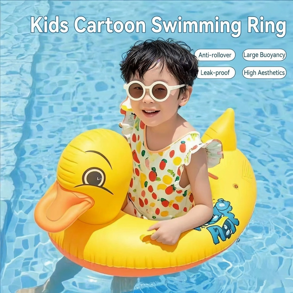 Baby Kids Salbabida Floater Inflatable Swimming Floater Yellow Duck ...