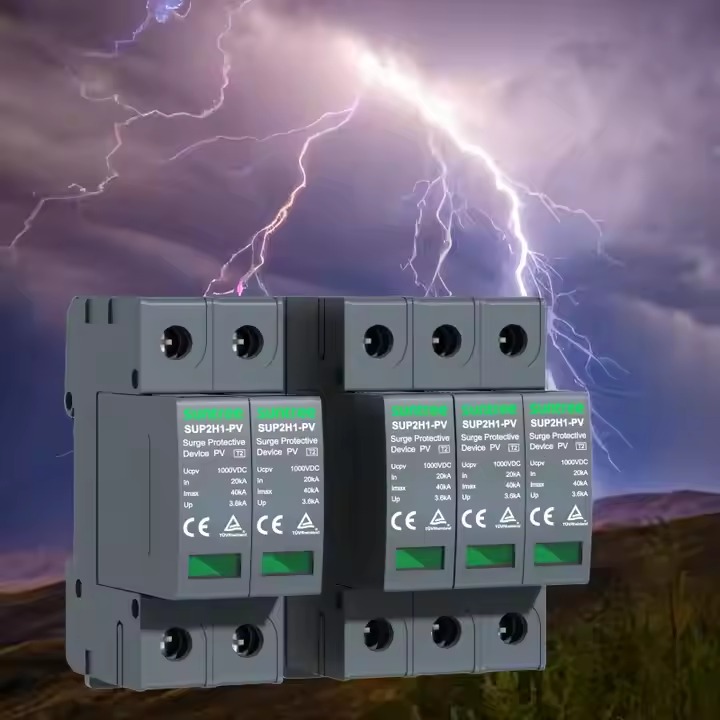 SUNTREE Solar PV Power DC Surge Protective Device SPD 40kA 500V 800V 2 ...