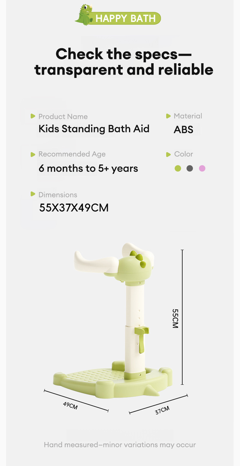 Adjustable Baby Standing Bath Support Baby Shower Baby Bath Rack ...