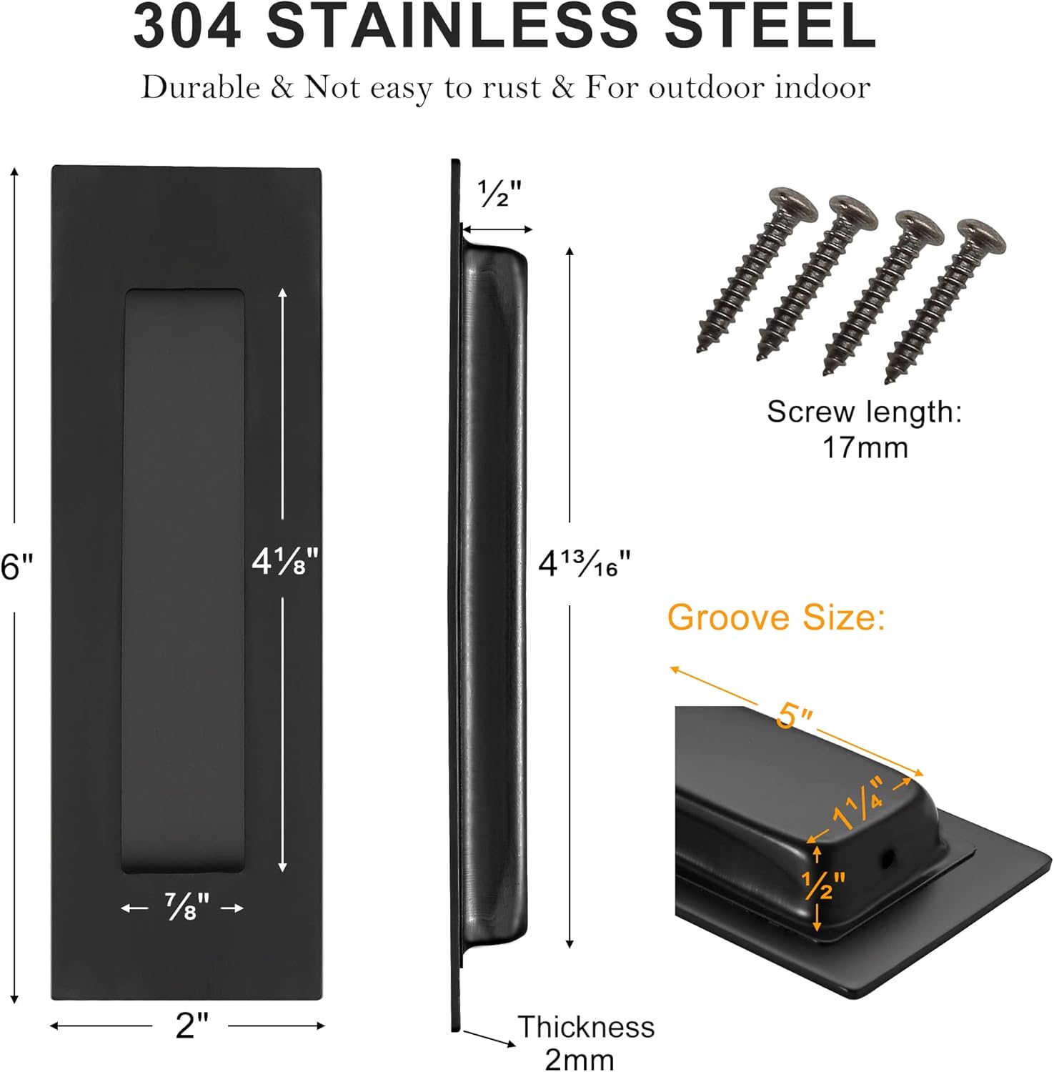 Hidden Aluminum Alloy Embed Handles Recessed Flush Handle Cabinet ...