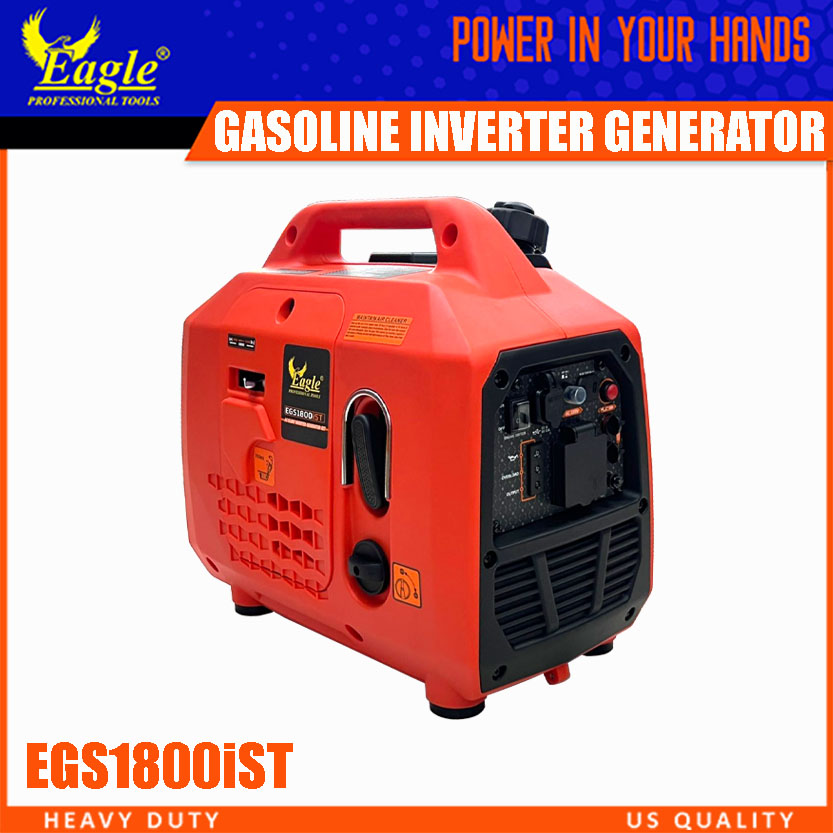 Eagle Professional Tools Gasoline Inverter Generator Silent Type 1.1KVA ...