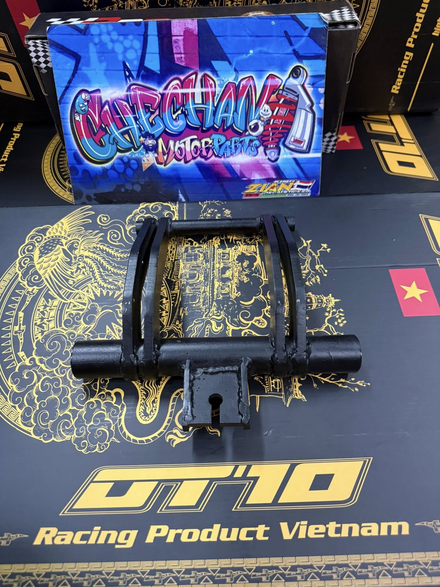DT10 ENGINE SUPPORT CNC EMBLEM CLICK 125/150 LEGIT VIETNAM MADE ...