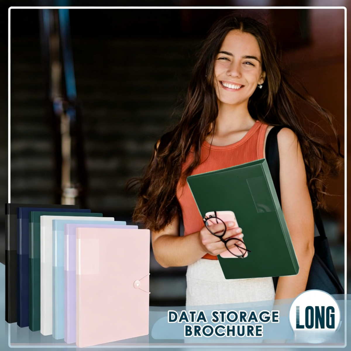 Long Clear Book Clear Sheets Protectors 30/60/80/100 Pages Portfolio ...