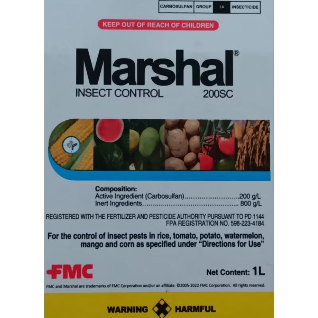 Marshal 200 SC ( 1Liter / 500ml ) Insecticide | Shopee Philippines
