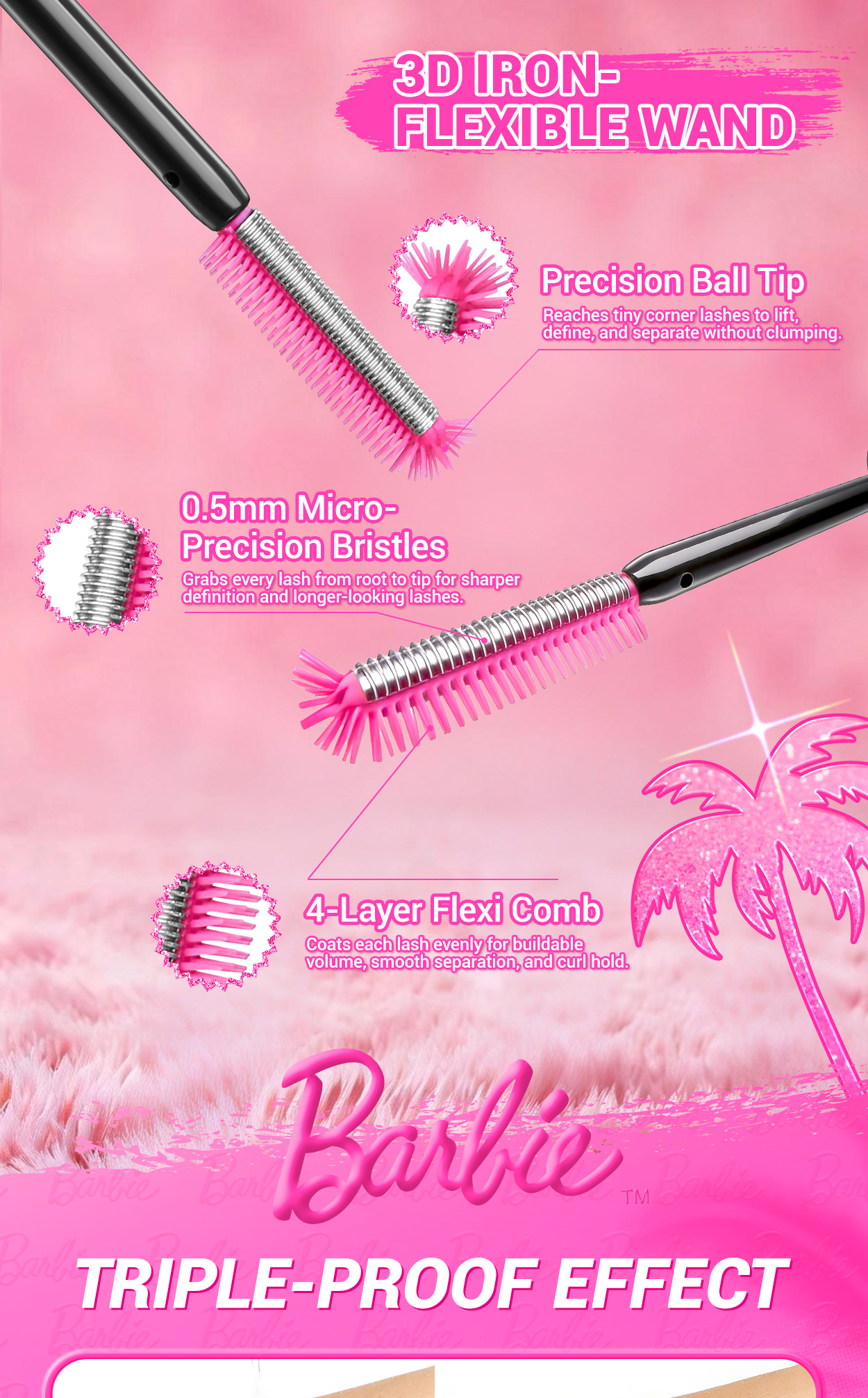 Limited Edition | DAZZLE ME X Barbie Lock & Pop! 3D Curl-ing Iron ...