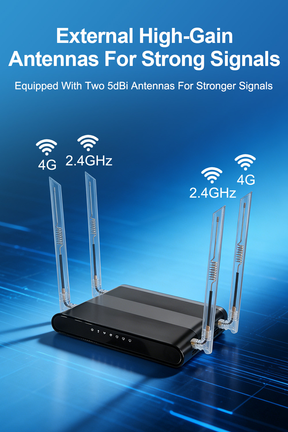 WORDFI WE5927-A 4G Wifi Router With Sim Slot 500Mbps 100M Lan Ports ...