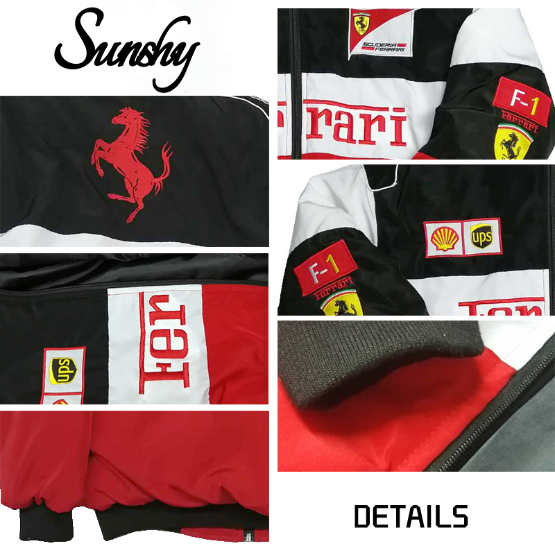 SUNSHY F1 Jacket For Motorcycle Team Retro Outdoor Cycling Jacket ...