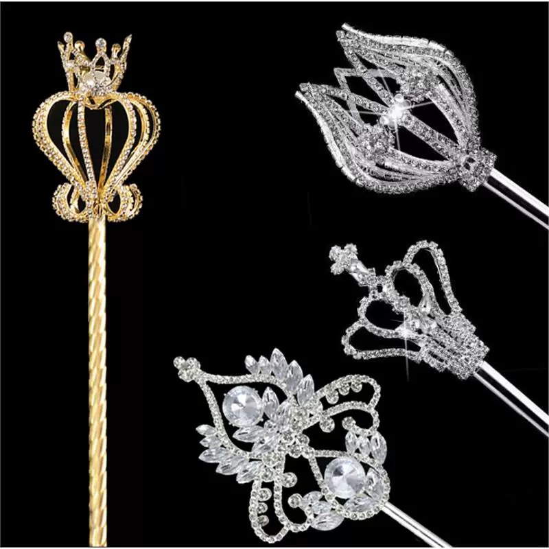 Goddess Athena Scepter Rhinestone Queen Princess King Scepter Fairy ...