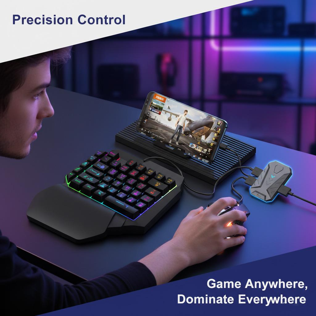 M1 Pro Mobile Controller Game Converter Mouse And Keyboard For PC ...
