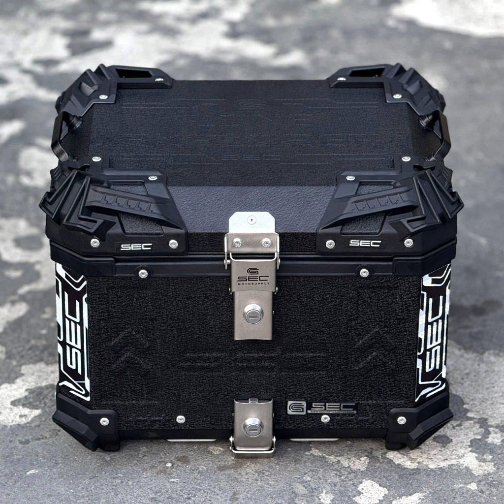 Sec Anti Scratch 45 Liters Alloy Top Box with Backrest | Shopee Philippines