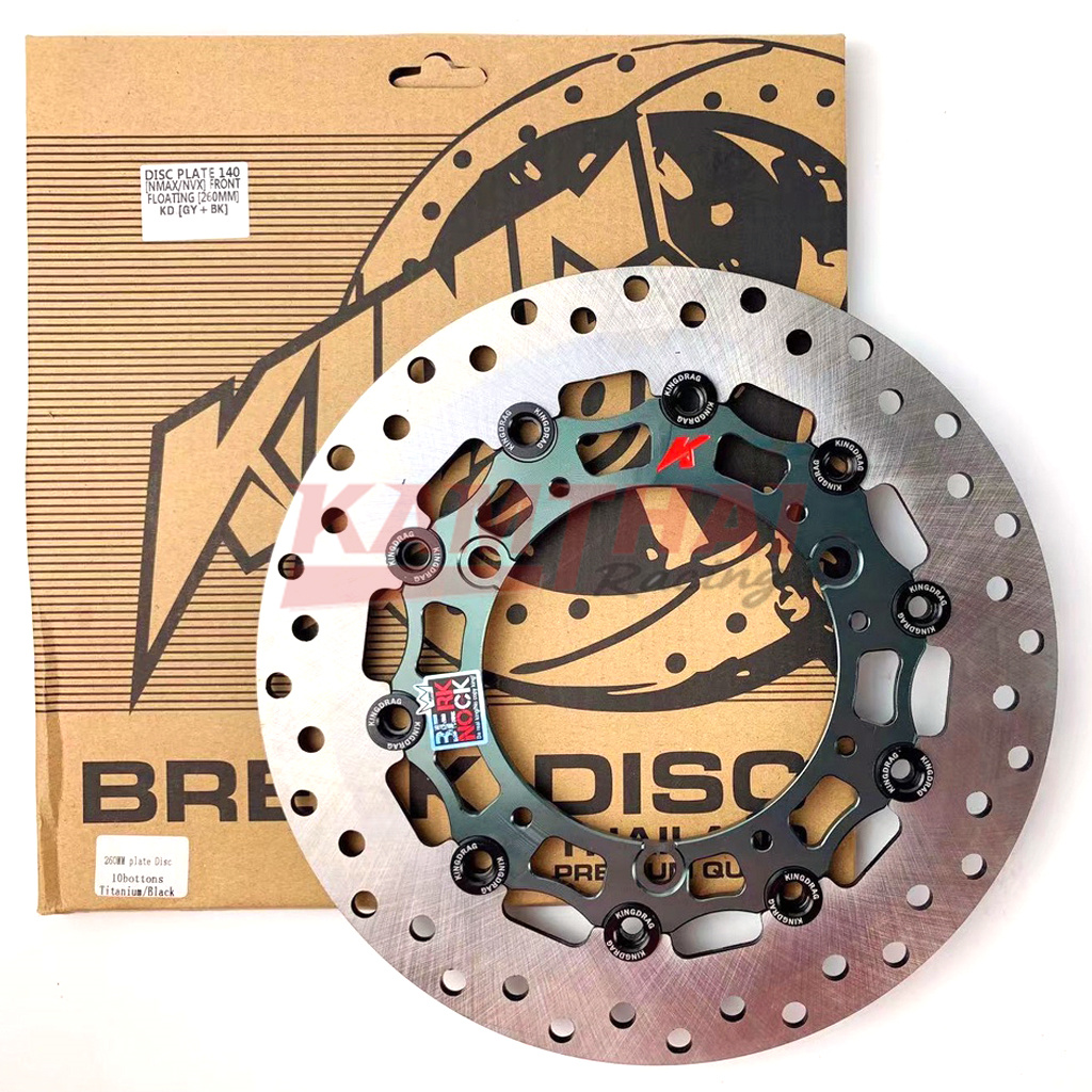 KingDrag Floating Disc Disk 260MM 3Holes Disc Aerox NMAX V1 V2 | Shopee ...