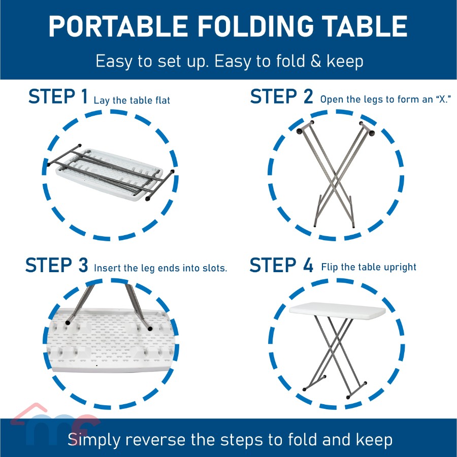 Mandaue Foam Anders Folding Table | Shopee Philippines