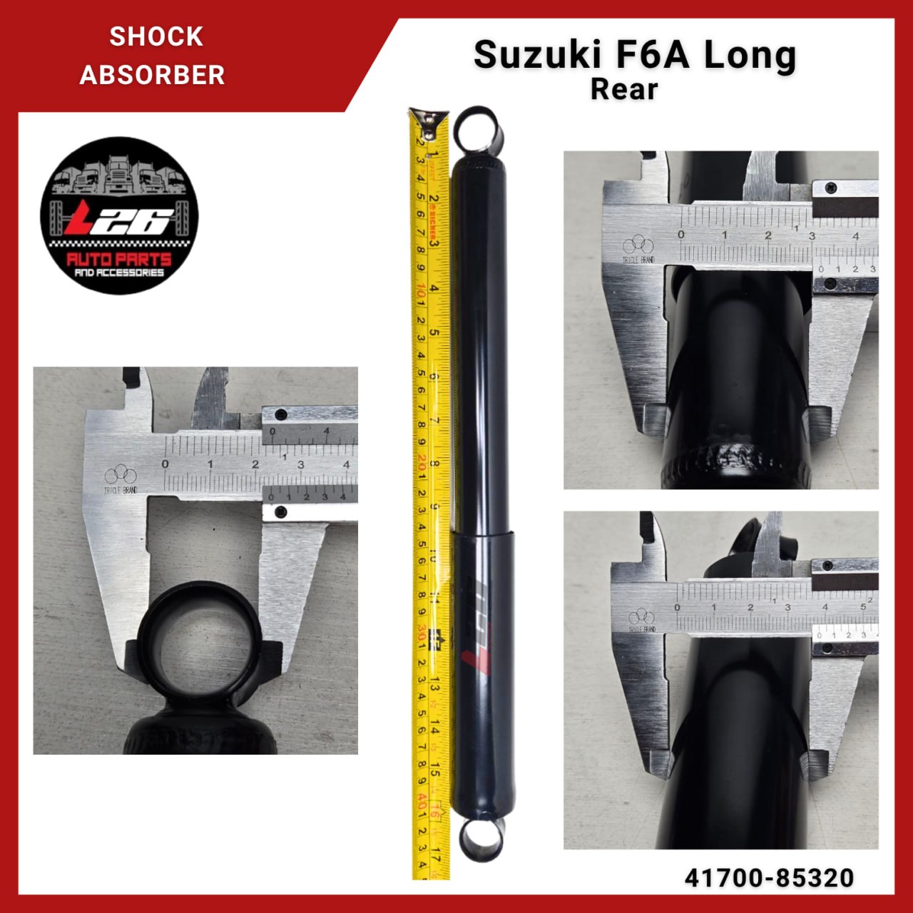Suzuki F6A Multicab REAR Shock Absorber Long type RH/LH 41700-85320 ...