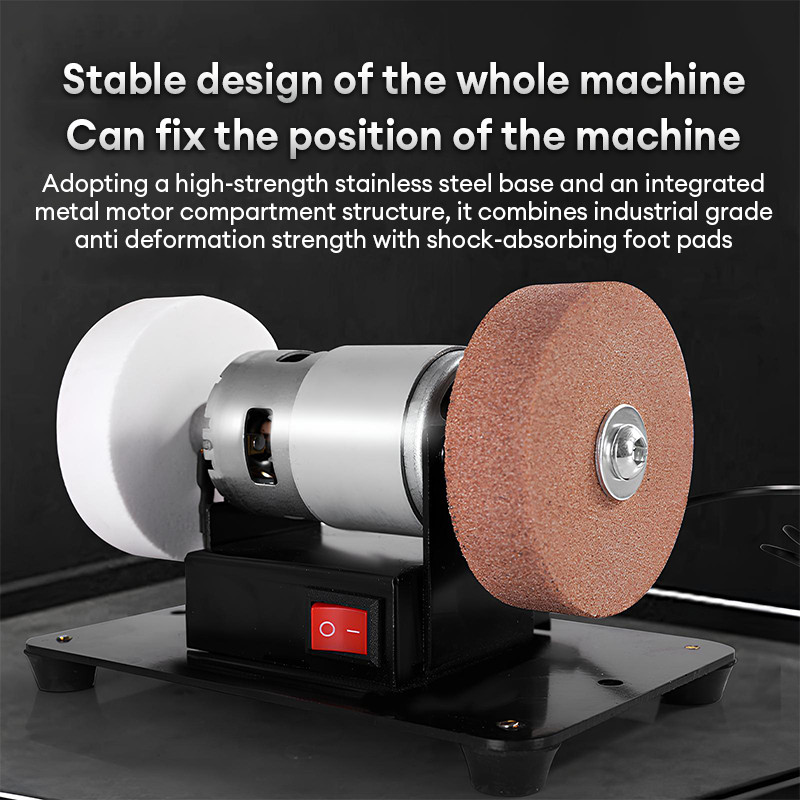 100W Double Grinder Machine Grinder 7 gears Electric Bench Grinder for ...