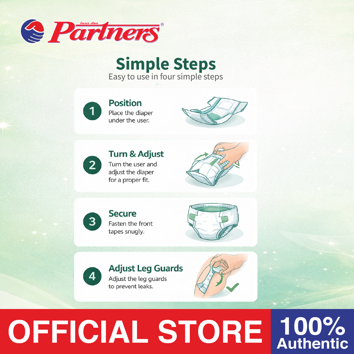 Partners Basic Absorbent Adult Diaper XL - 6 Packs | Shopee Philippines
