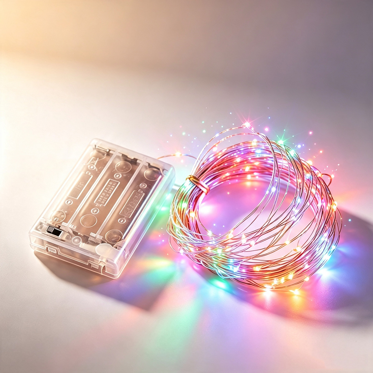 Fairy Light Strip Warm White Battery Operated Home Decoration Gift Box ...