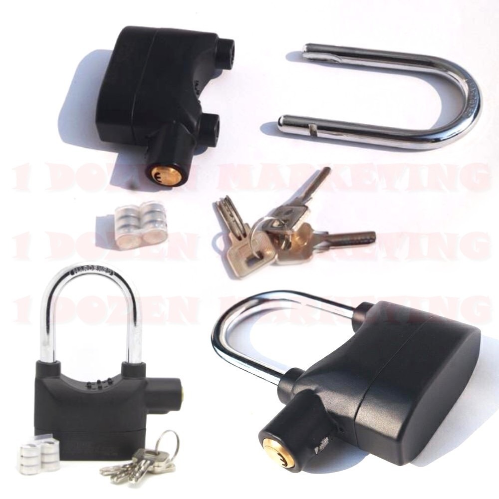 Alarm Lock Anti Theft Security System Padlock | Shopee Philippines