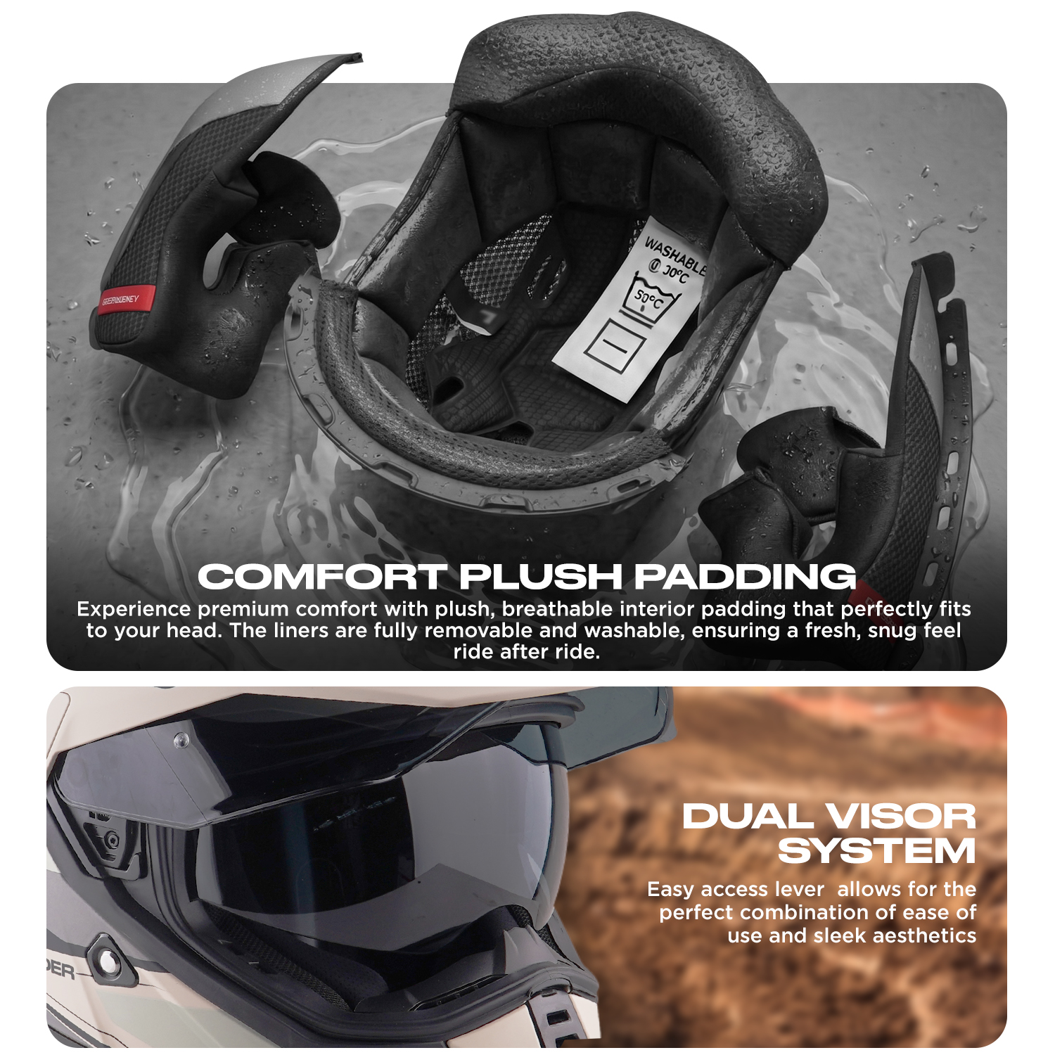 NEW RELEASE | SPYDER HEX III GD SUMMIT S1 Dual Sport Dual Visor ...