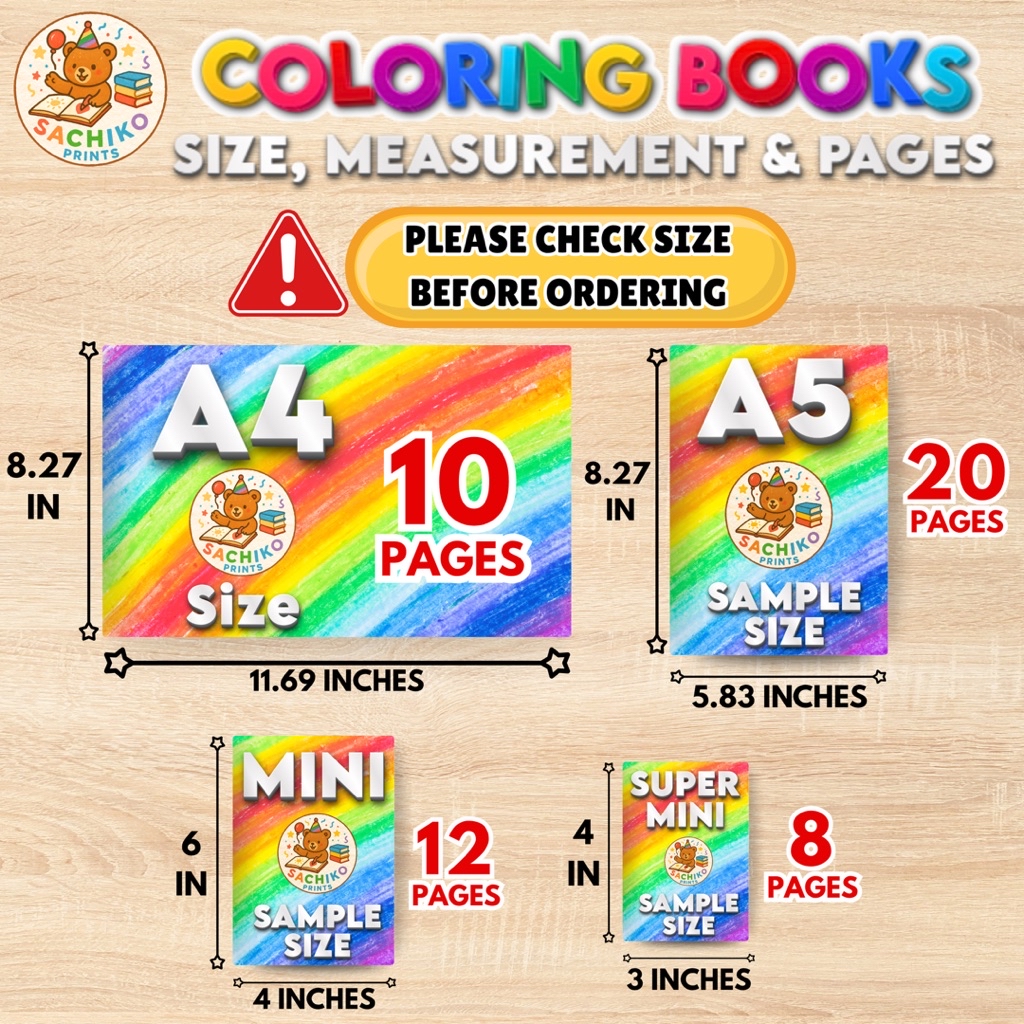 JOLLITOWN JOLLIBEE KIDS FUN COLORING BOOK A4 SIZE BIG SIZE BY SACHIKO ...