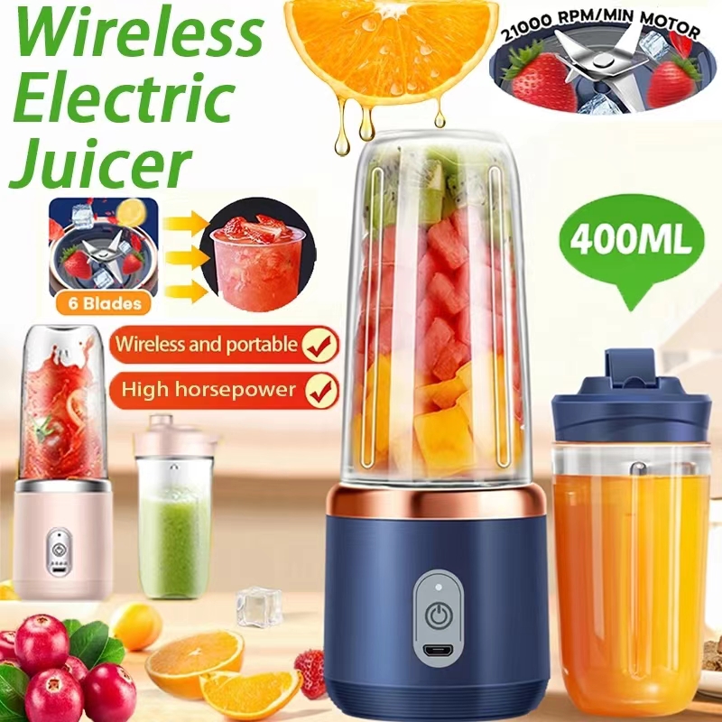 10 years warranty Portable Juicer Electric Blender 2 Cups Home Mini ...