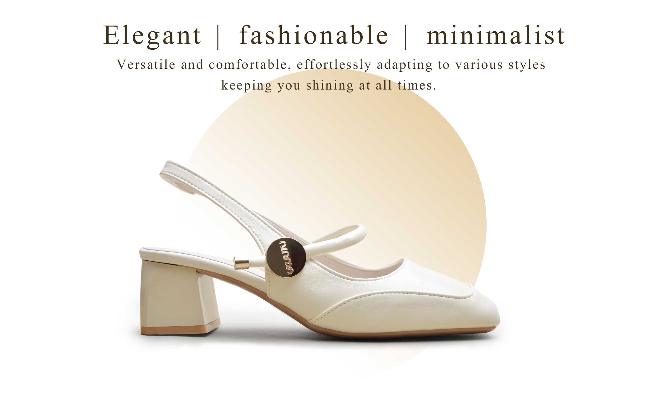 VONICA Office Step in Ankle Strap Close Ankle Strap Sandals with Thick ...