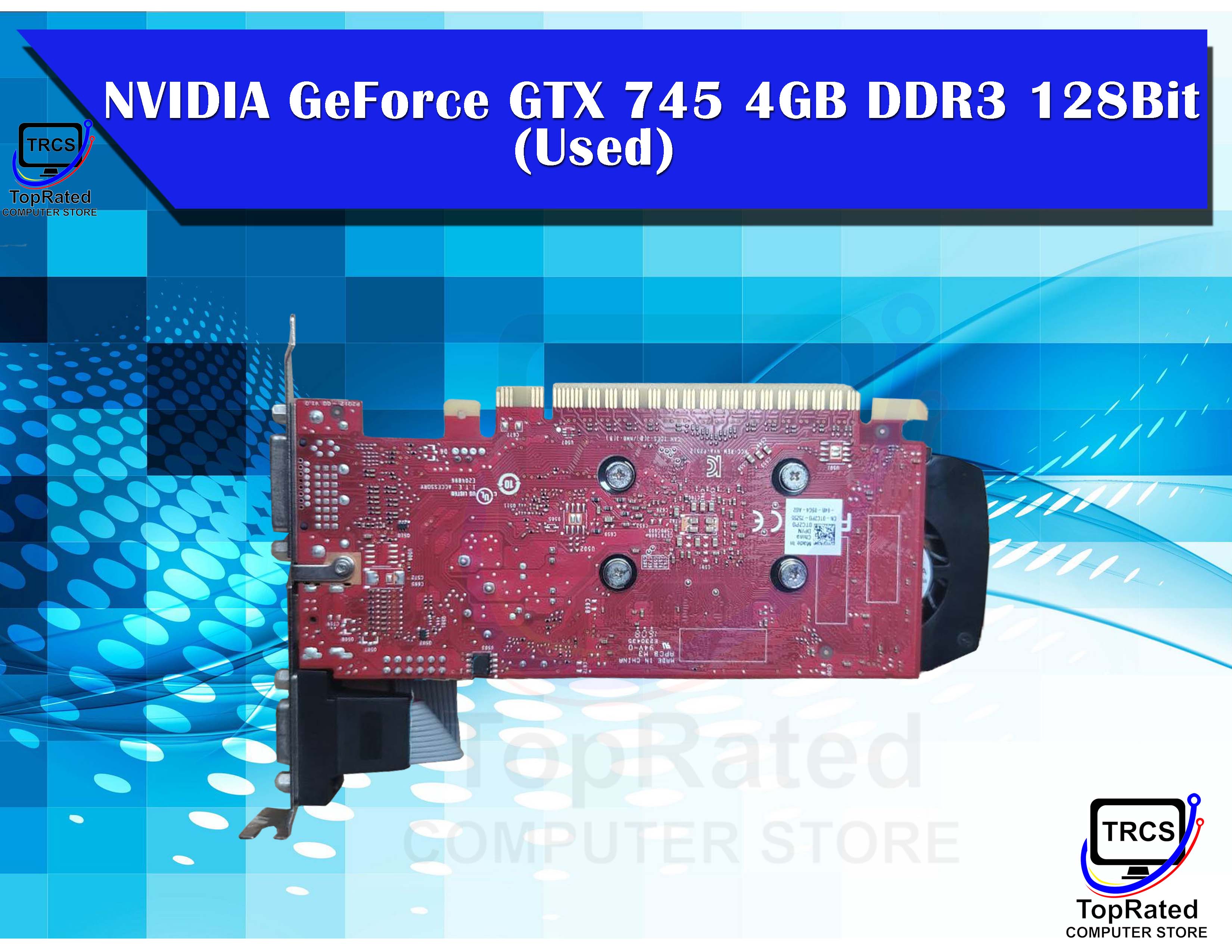 NVIDIA GeForce GTX 745 4GB DDR3 128Bit PCIE Video Card Graphics Card ...