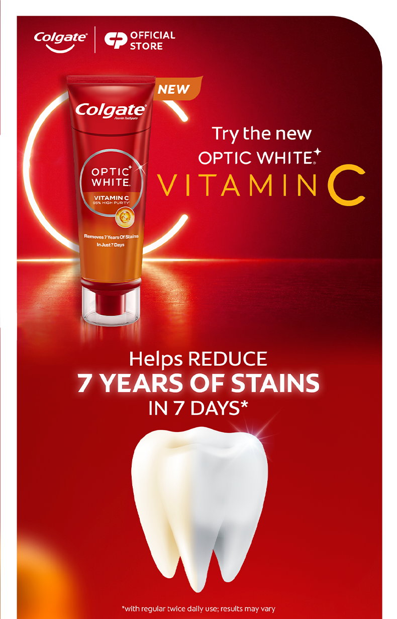 Colgate Vitamin C Toothpaste 80gx4 + Fresh Confidence White Blast ...