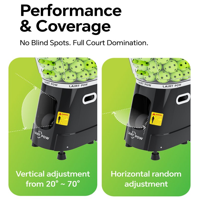 LairtPow LP1 Portable Pickleball Machine 18000mAh Battery with APP and ...