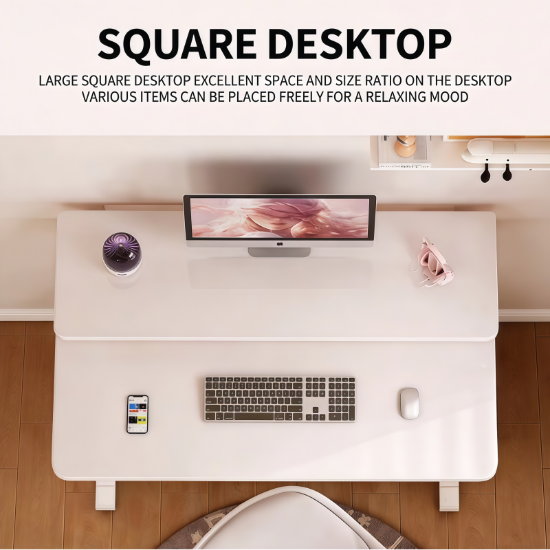 Advanced home computer desk desktop Movable Office Study Table Simple ...