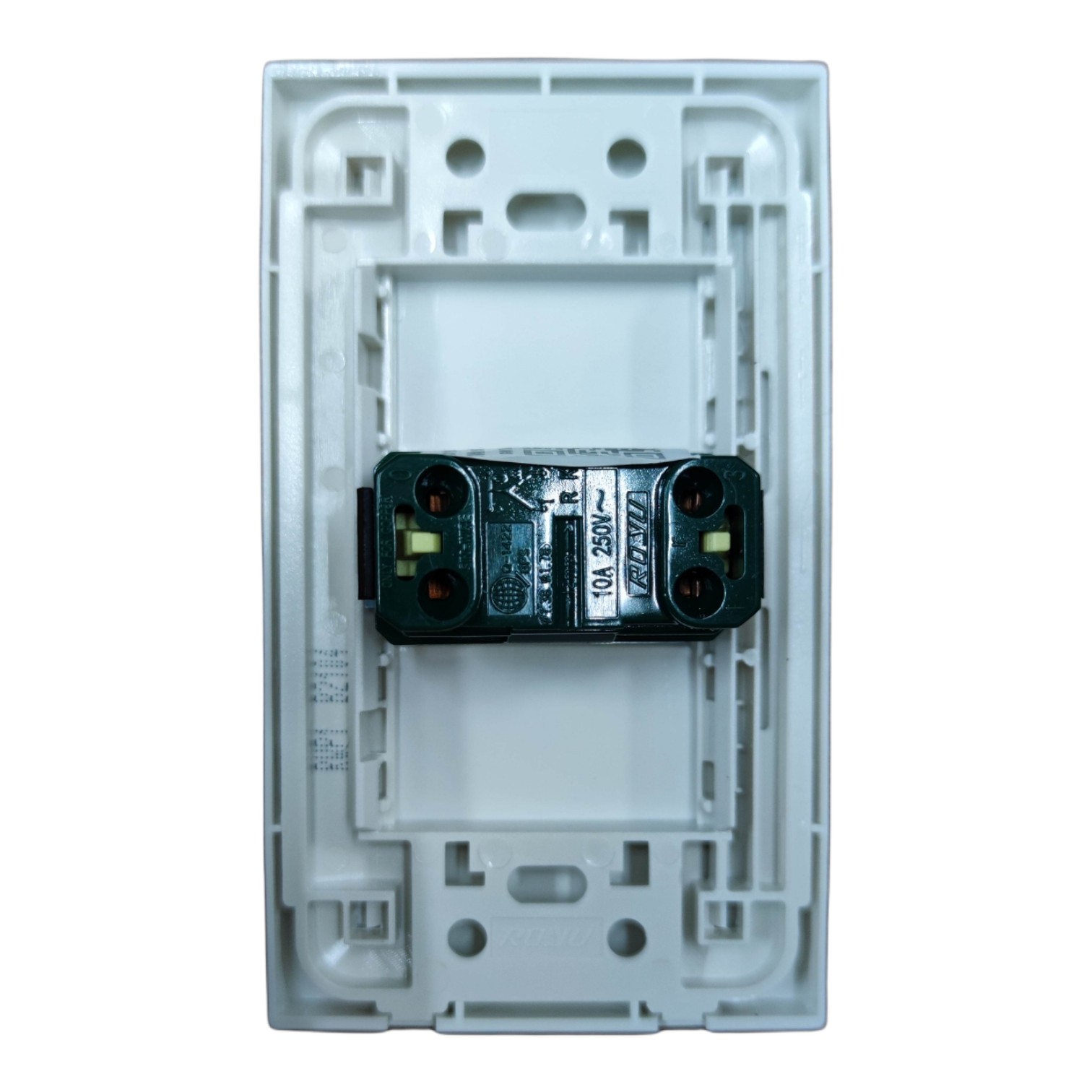 Royu 1 Gang 3 Way Switch Device with Plate Cover 10A 250V RWP1/RWS3 ...