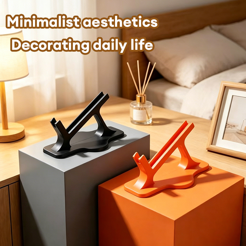 Side Lying Phone Stand Ergonomic Curved Hands-Free Lazy Holder for ...