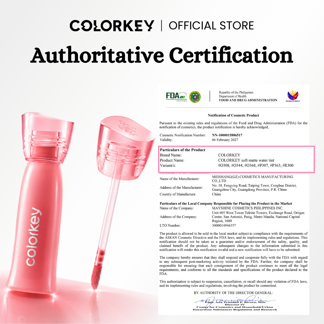 【COLORKEY】Soft Matte Water Tint 16H Long Lasting Transfer Proof ...