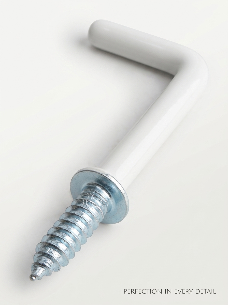BESTGUARD PVC Coated Square L Hooks, Anti-Rust Self-Tapping Wood Hooks ...