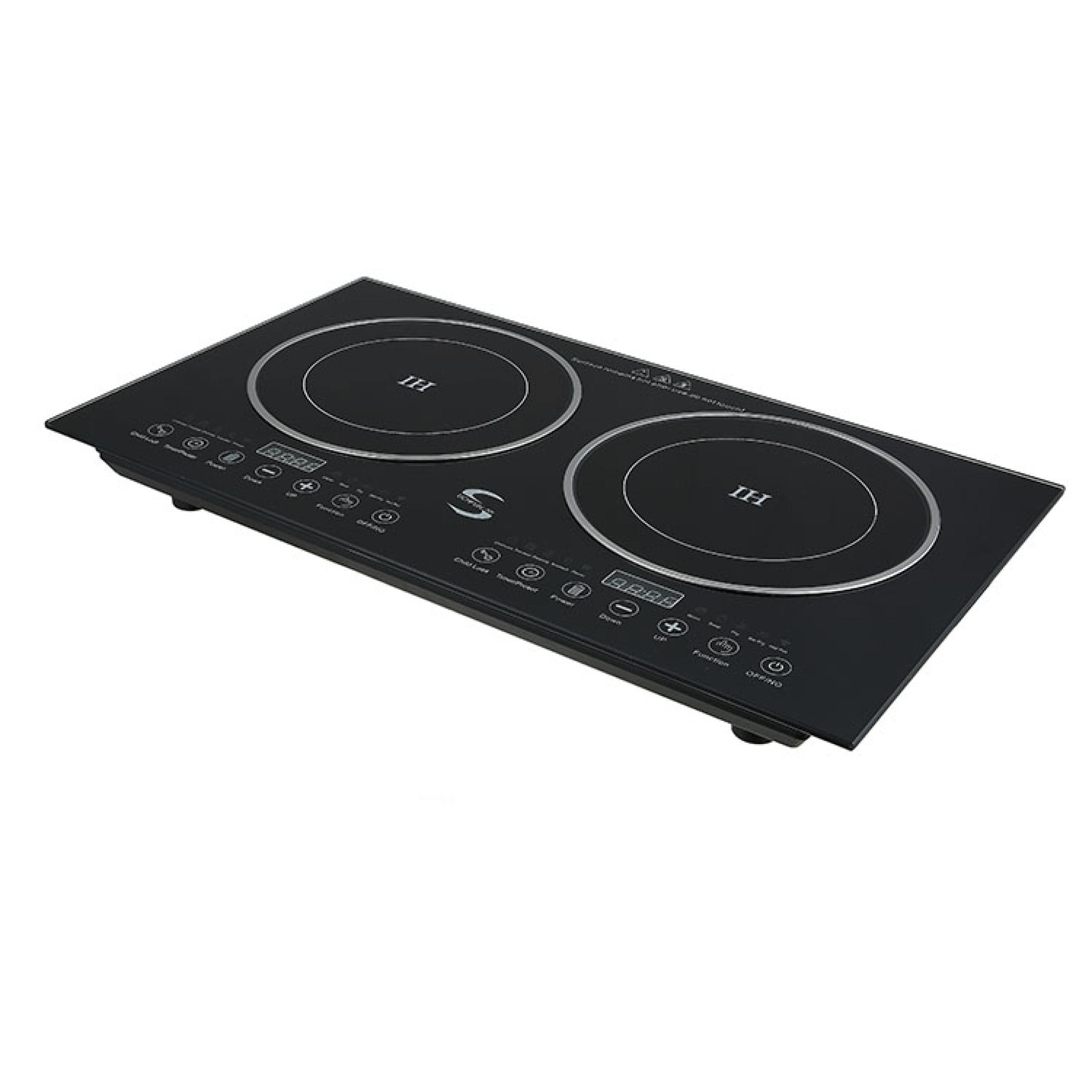 Touch Screen Embedded Induction Cooker Double Burner 4400W Energy ...