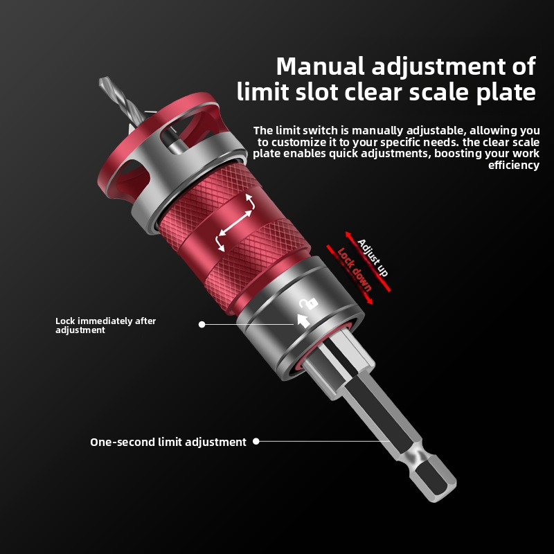 Adjustable Counterbore Drill Bit 1/4