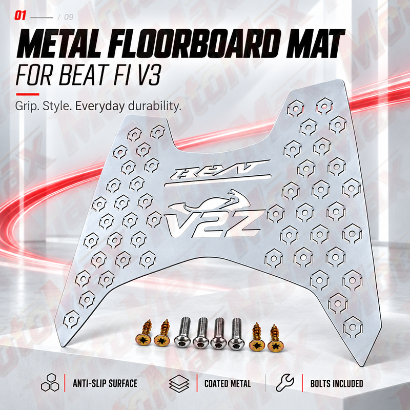 Stainless 304 Footboard Matting For ELITE BEAT FI V3, V2Z Logo Design ...