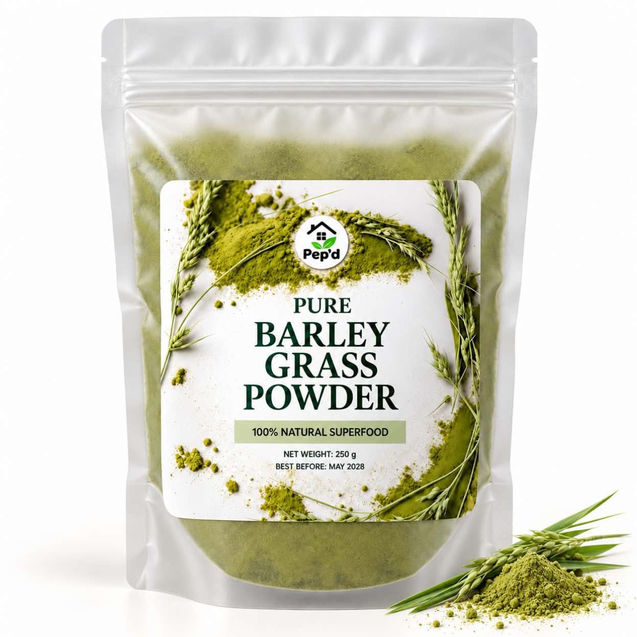 Pure Barley Grass Powder | Natural Green Superfood | Smoothies & Drinks ...