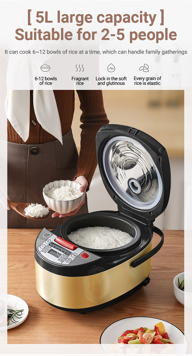 5L rice cooker inverter type original Smart Multifunctional rice cooker ...